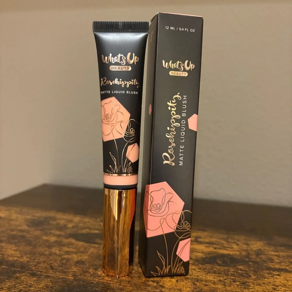 WHATS UP BEAUTY Rose Hippity MATTE LIQUID BLUSH in OSIANA Soft Pink Full Size